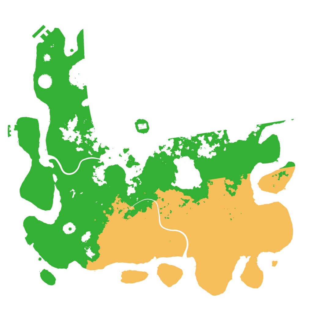 Biome Rust Map: Procedural Map, Size: 3950, Seed: 22288993