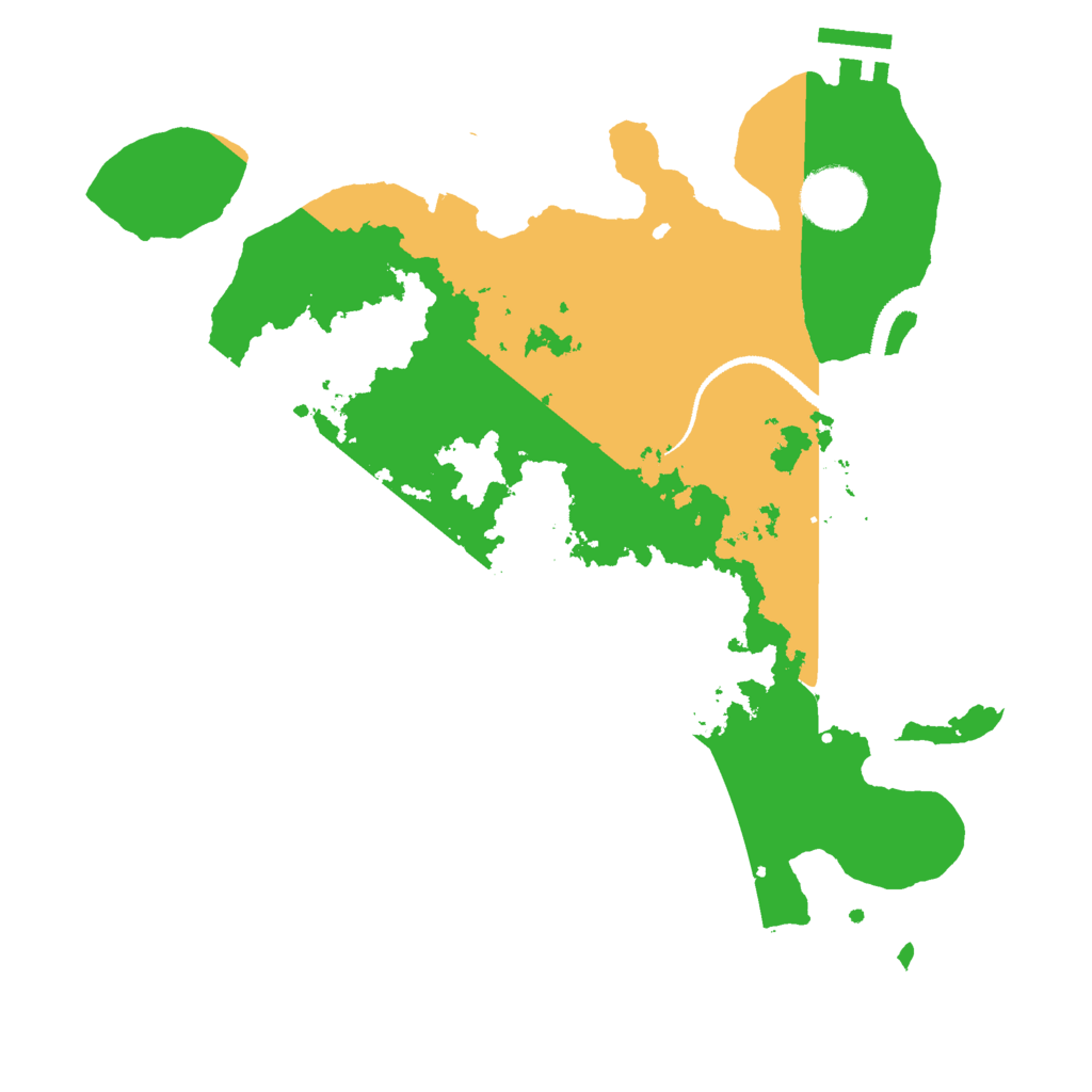 Biome Rust Map: Procedural Map, Size: 3000, Seed: 2077395150