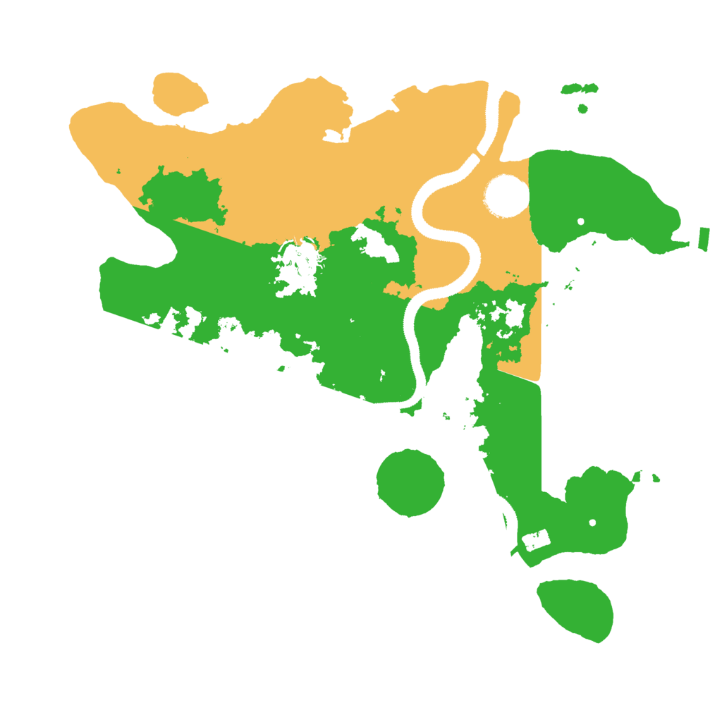 Biome Rust Map: Procedural Map, Size: 3000, Seed: 728145668