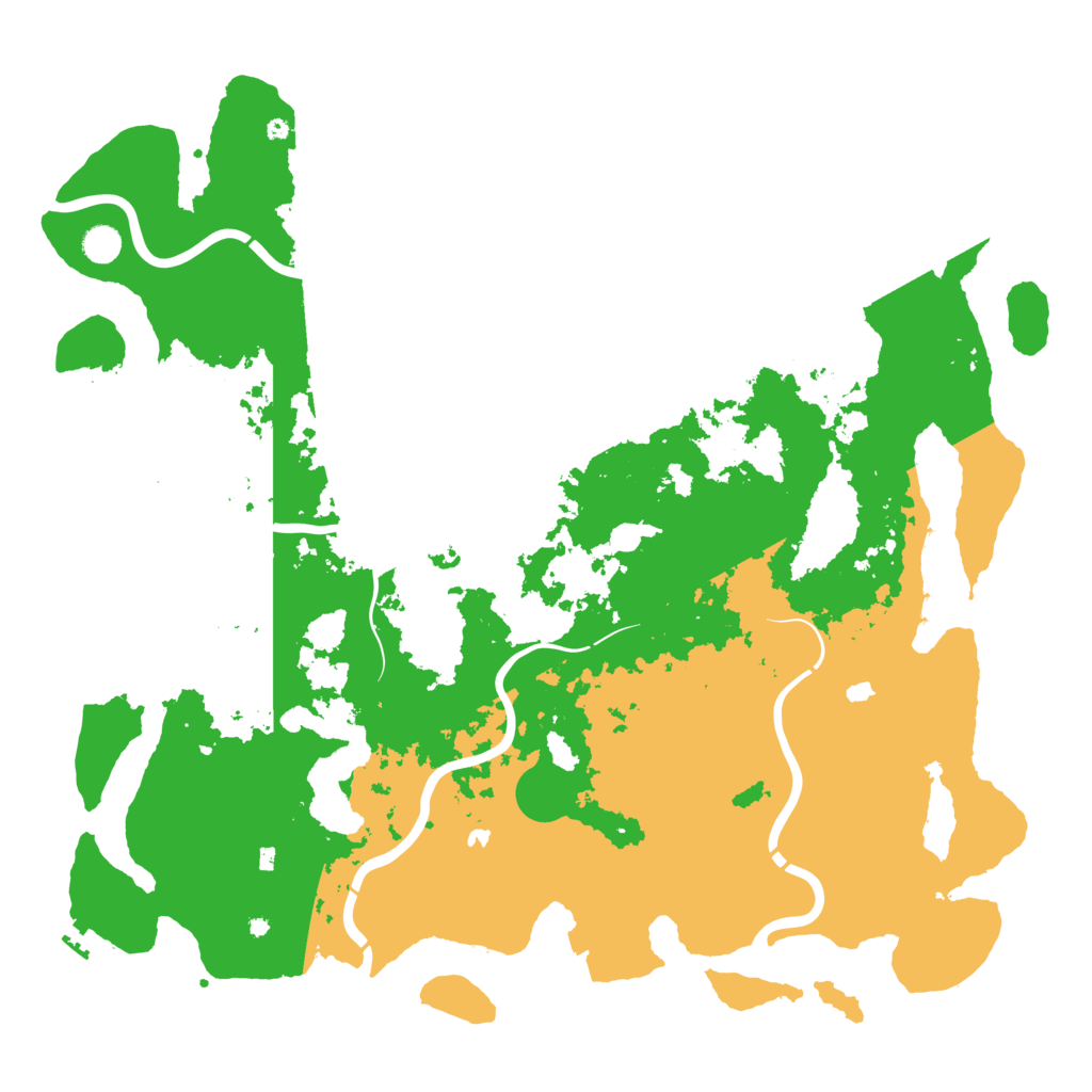 Biome Rust Map: Procedural Map, Size: 5000, Seed: 1267653740