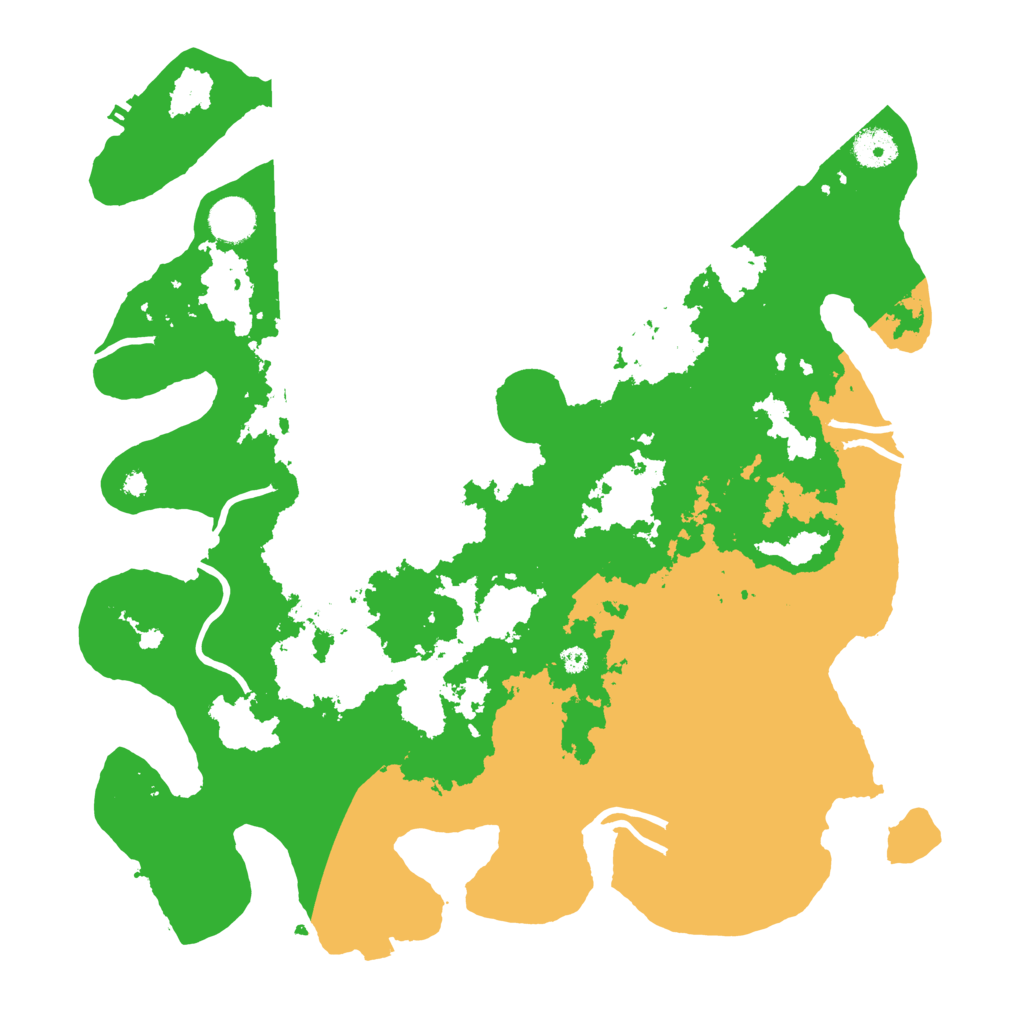 Biome Rust Map: Procedural Map, Size: 3900, Seed: 76907617