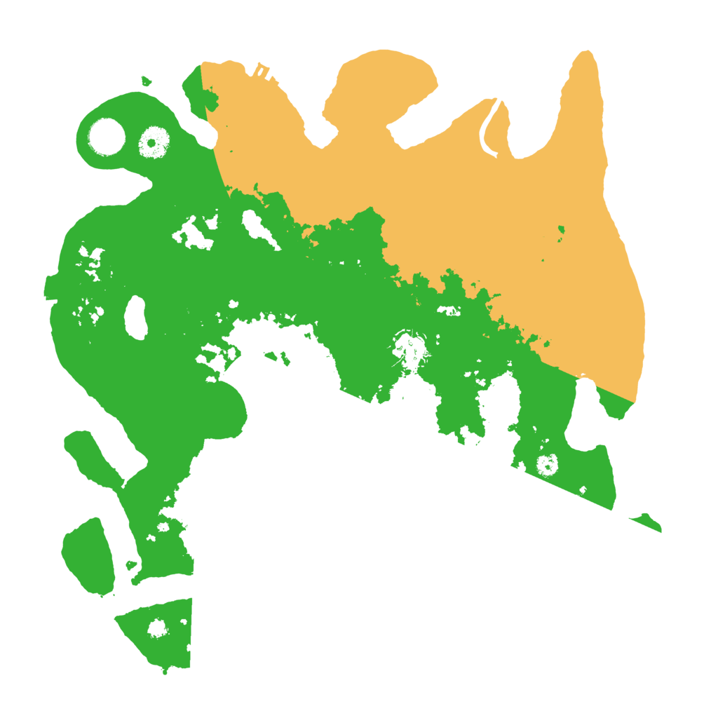 Biome Rust Map: Procedural Map, Size: 3450, Seed: 73118284