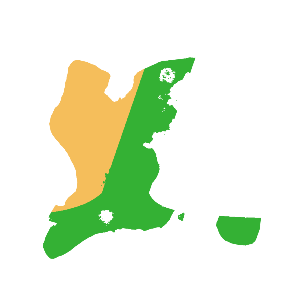 Biome Rust Map: Procedural Map, Size: 2000, Seed: 720400652