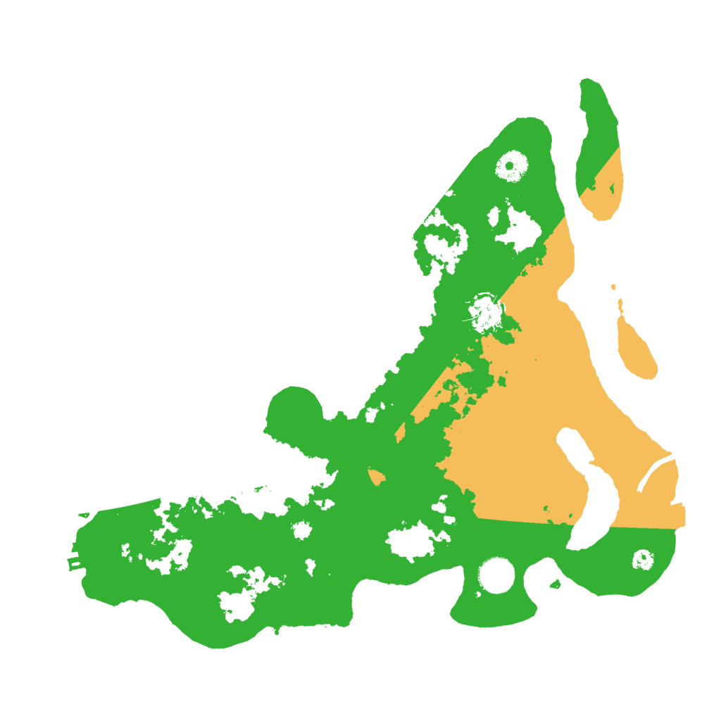 Biome Rust Map: Procedural Map, Size: 3500, Seed: 4786952