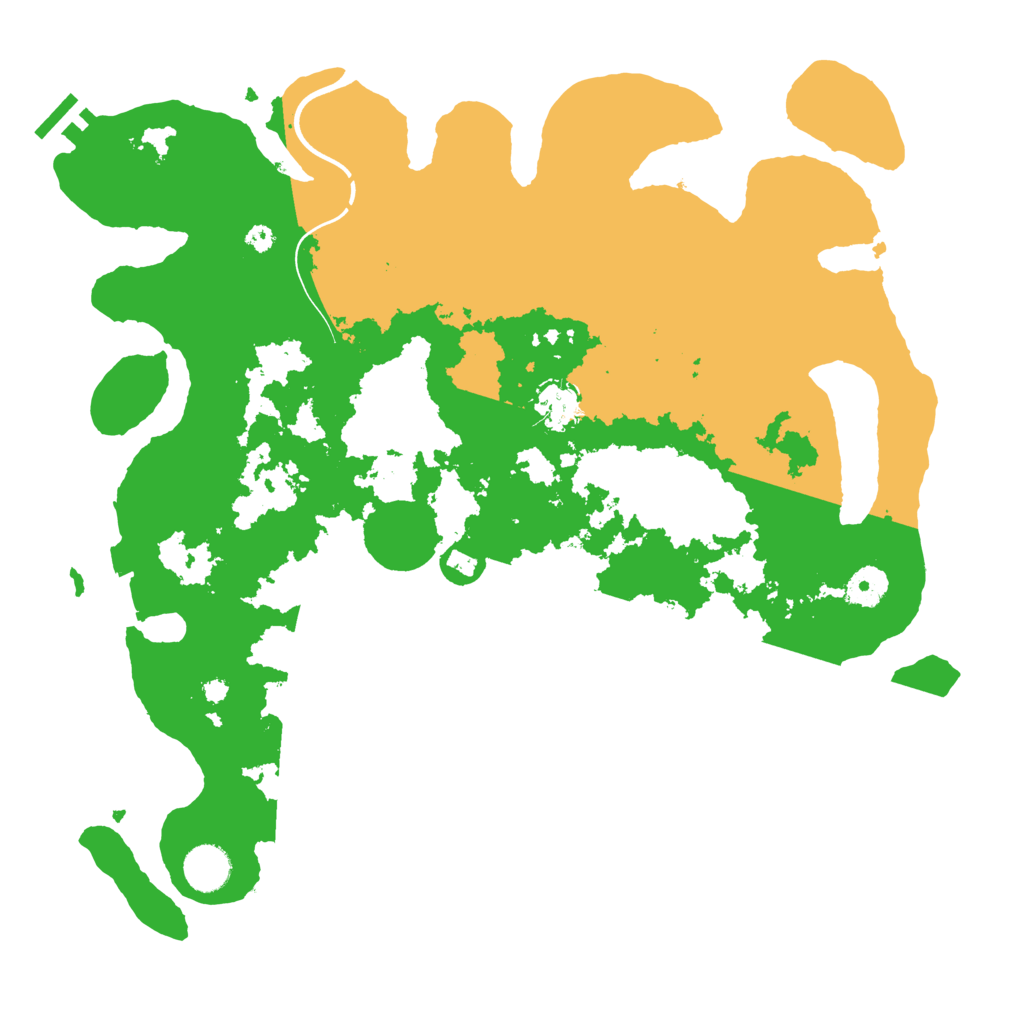 Biome Rust Map: Procedural Map, Size: 3850, Seed: 91118662