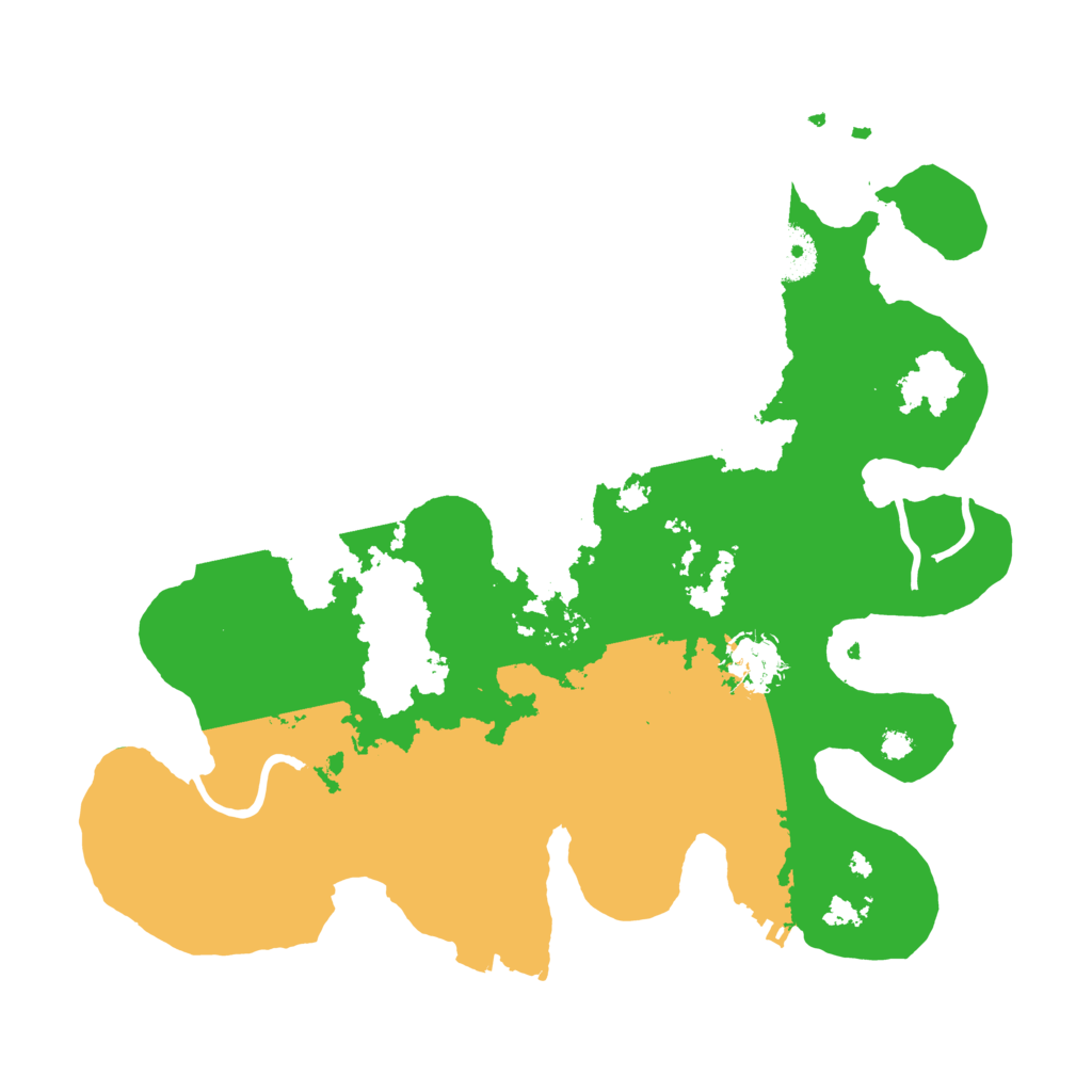 Biome Rust Map: Procedural Map, Size: 3400, Seed: 48524165