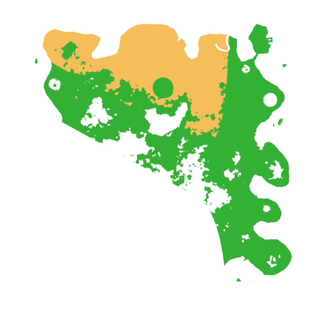 Biome Rust Map: Procedural Map, Size: 4000, Seed: 76016