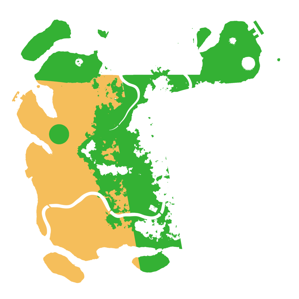 Biome Rust Map: Procedural Map, Size: 3950, Seed: 81088669
