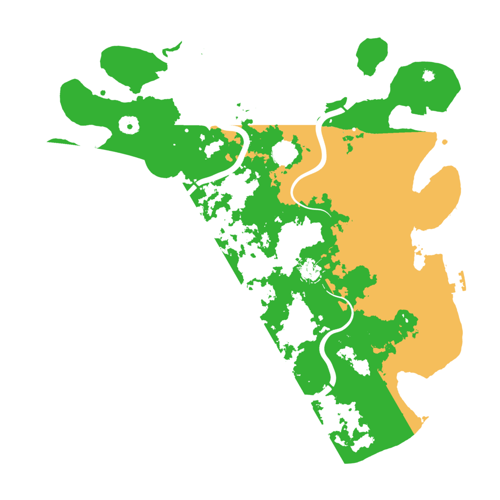Biome Rust Map: Procedural Map, Size: 3800, Seed: 95299845