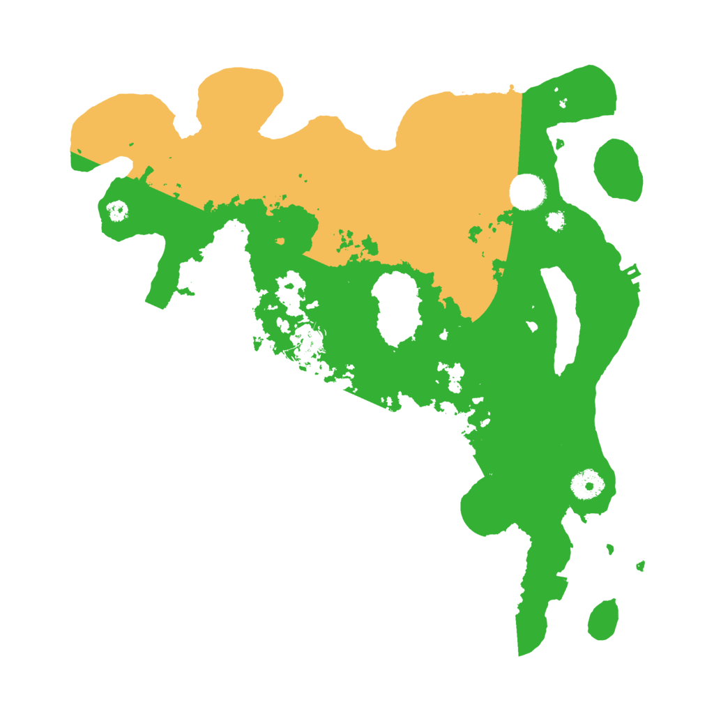 Biome Rust Map: Procedural Map, Size: 3500, Seed: 86364572