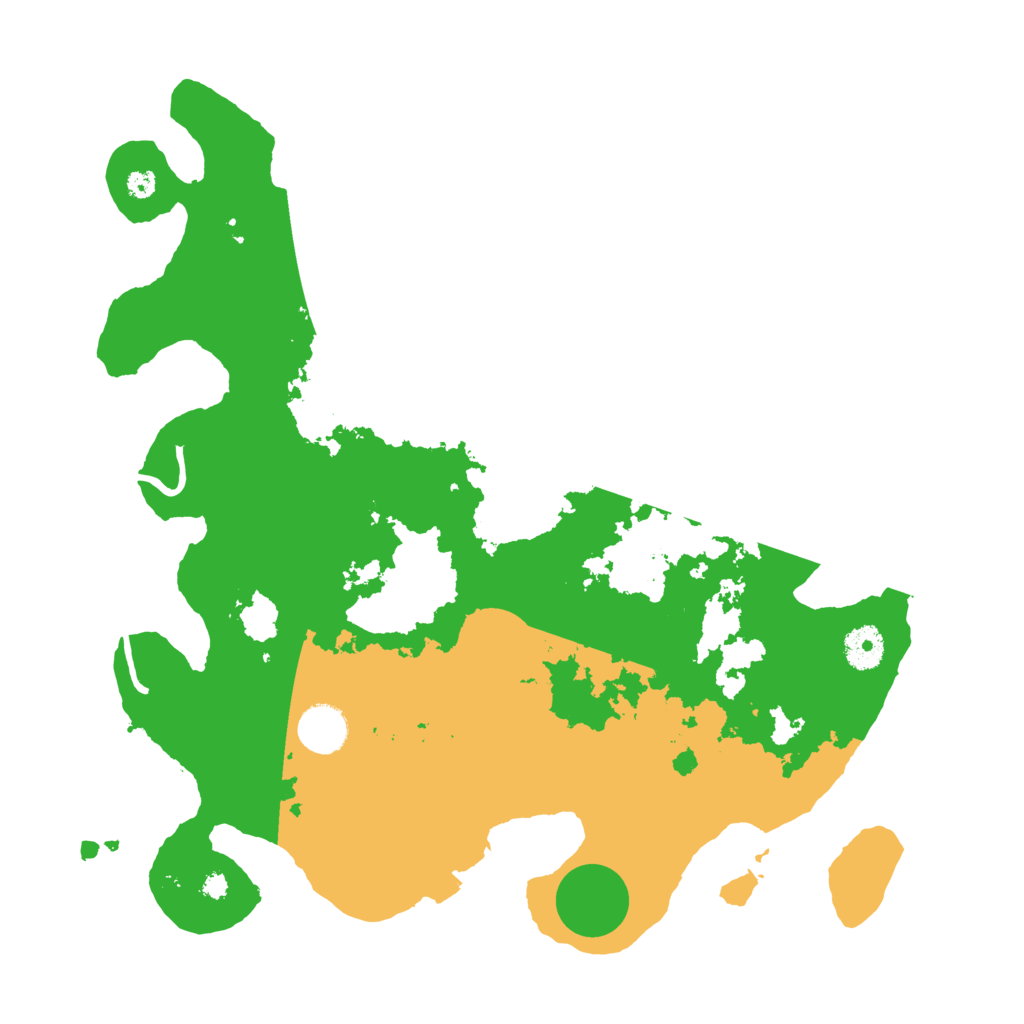 Biome Rust Map: Procedural Map, Size: 3700, Seed: 4881762