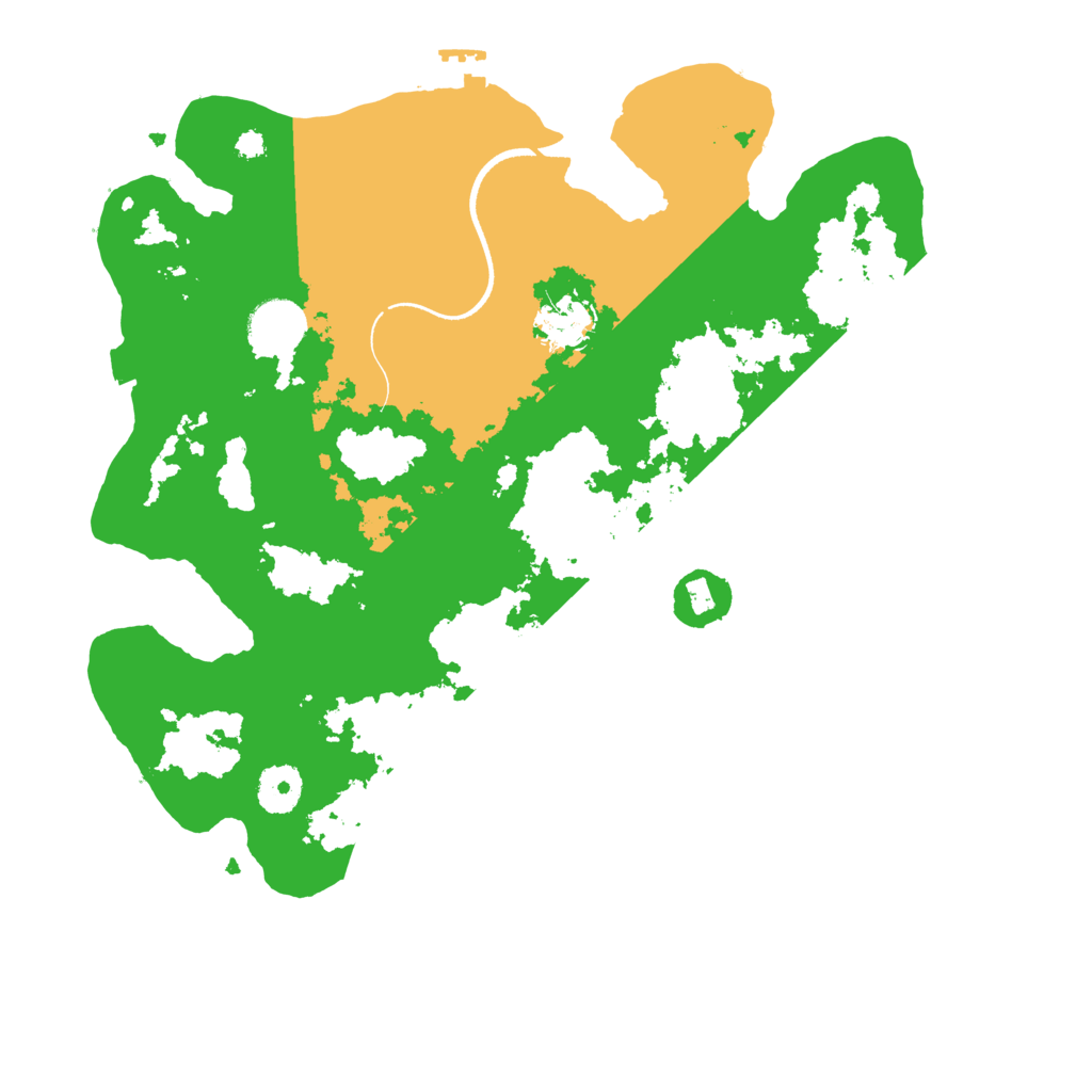 Biome Rust Map: Procedural Map, Size: 3500, Seed: 129968864