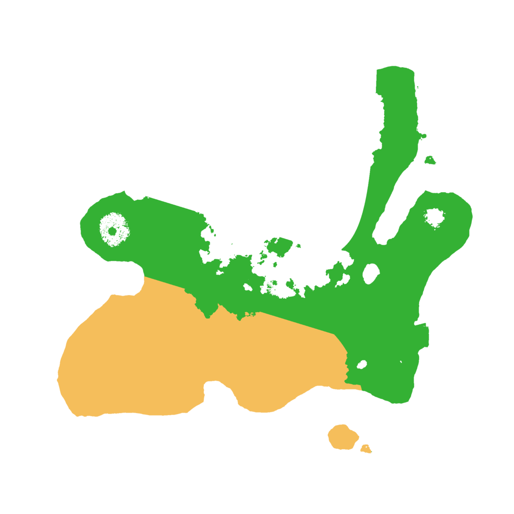 Biome Rust Map: Procedural Map, Size: 2500, Seed: 778015