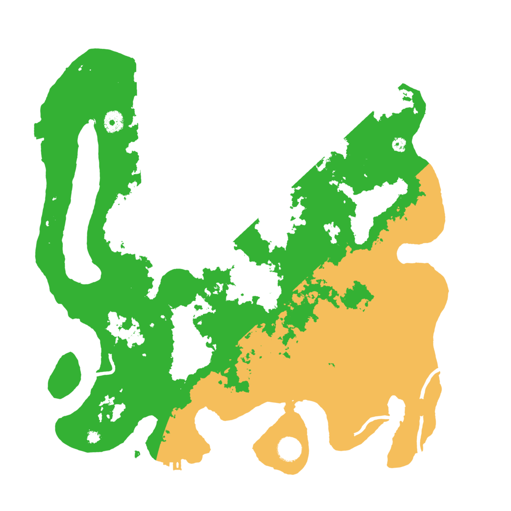 Biome Rust Map: Procedural Map, Size: 3700, Seed: 2096049247