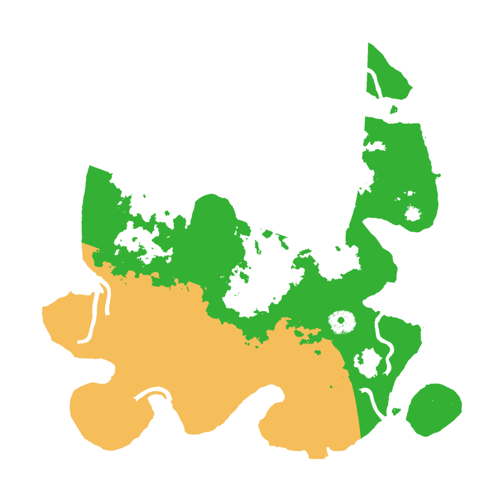 Biome Rust Map: Procedural Map, Size: 3000, Seed: 811078618