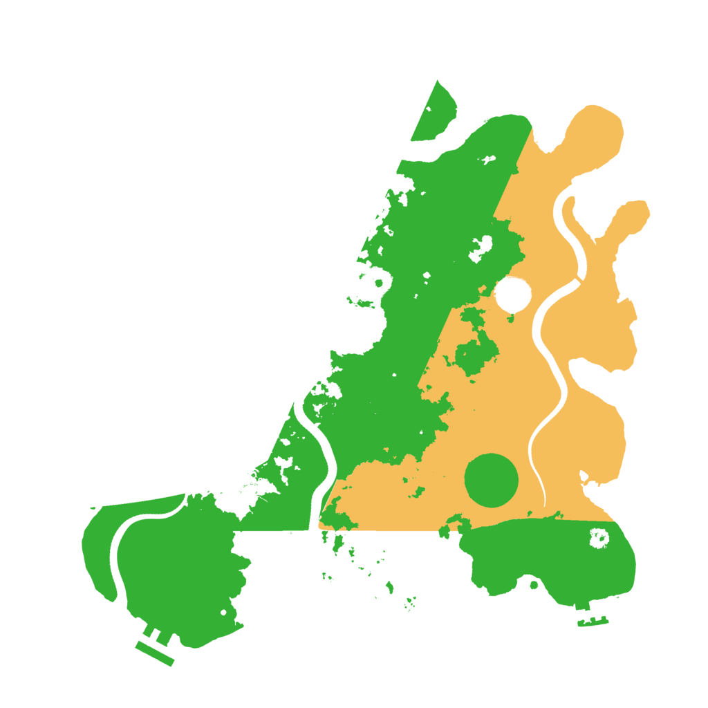 Biome Rust Map: Procedural Map, Size: 3500, Seed: 1059564807
