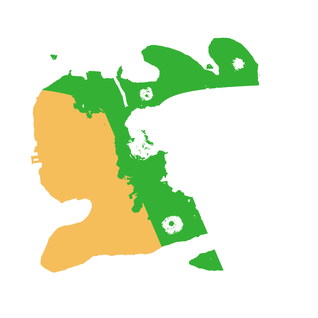 Biome Rust Map: Procedural Map, Size: 2500, Seed: 914016282