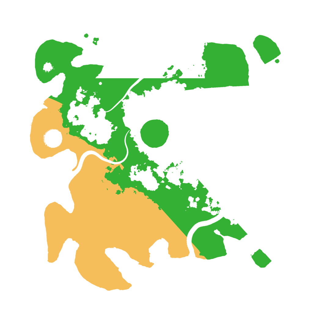 Biome Rust Map: Procedural Map, Size: 3000, Seed: 124789