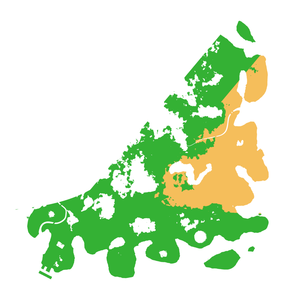 Biome Rust Map: Procedural Map, Size: 4250, Seed: 30293669