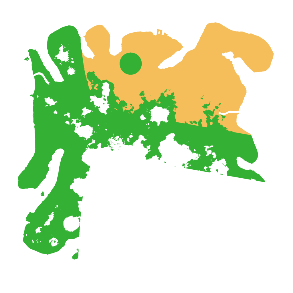 Biome Rust Map: Procedural Map, Size: 3500, Seed: 60095021