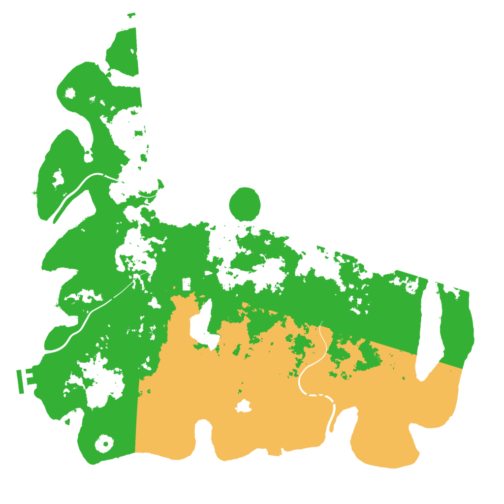 Biome Rust Map: Procedural Map, Size: 4250, Seed: 53261808