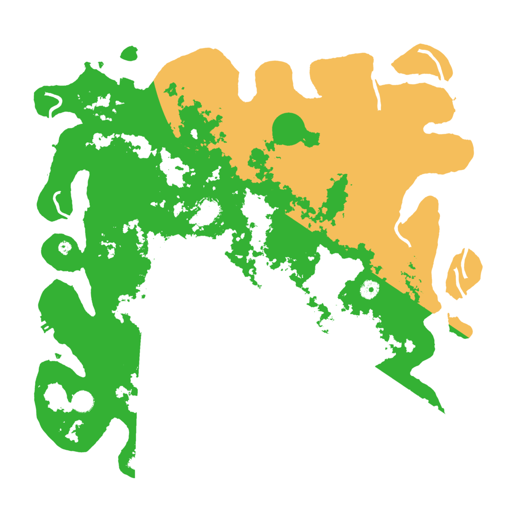Biome Rust Map: Procedural Map, Size: 4100, Seed: 13031251