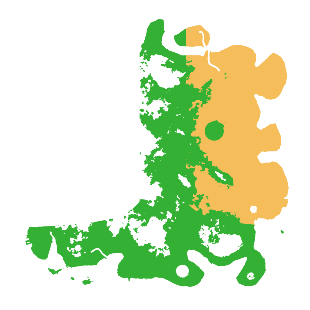 Biome Rust Map: Procedural Map, Size: 4300, Seed: 21587191