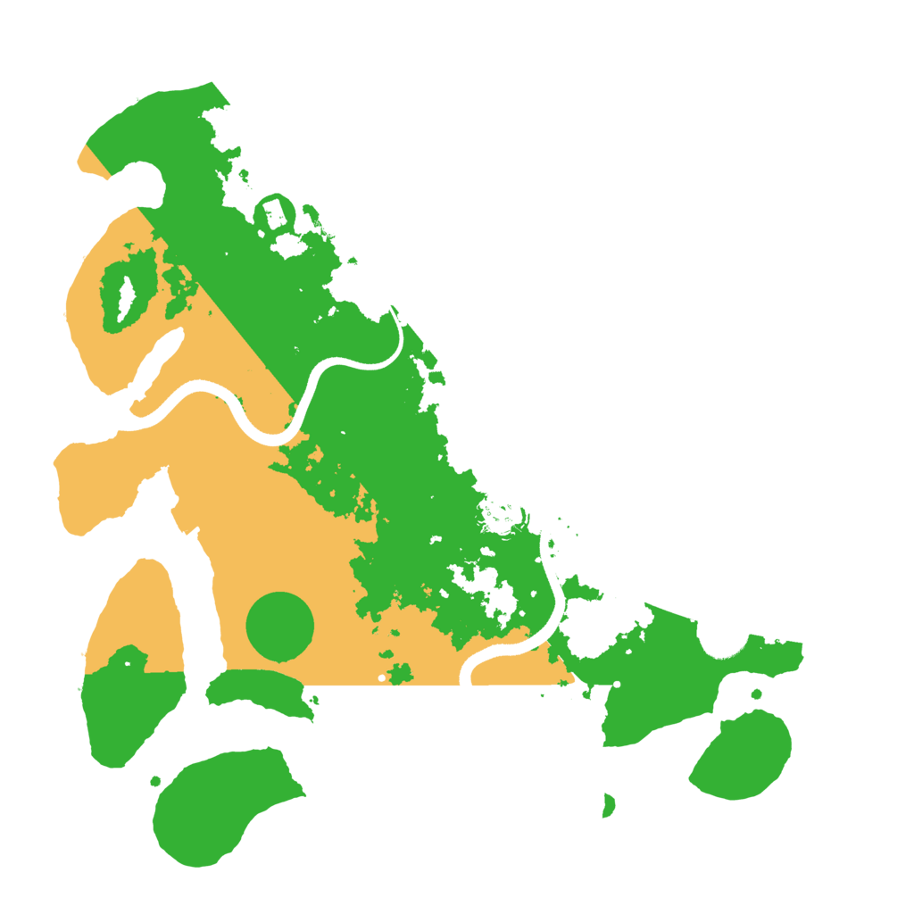 Biome Rust Map: Procedural Map, Size: 3550, Seed: 50485313