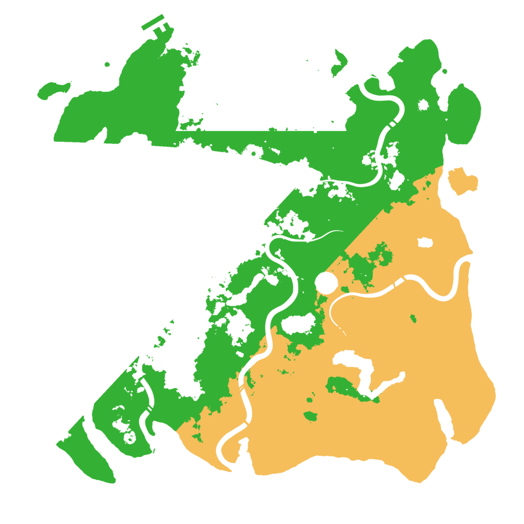 Biome Rust Map: Procedural Map, Size: 4300, Seed: 59259005