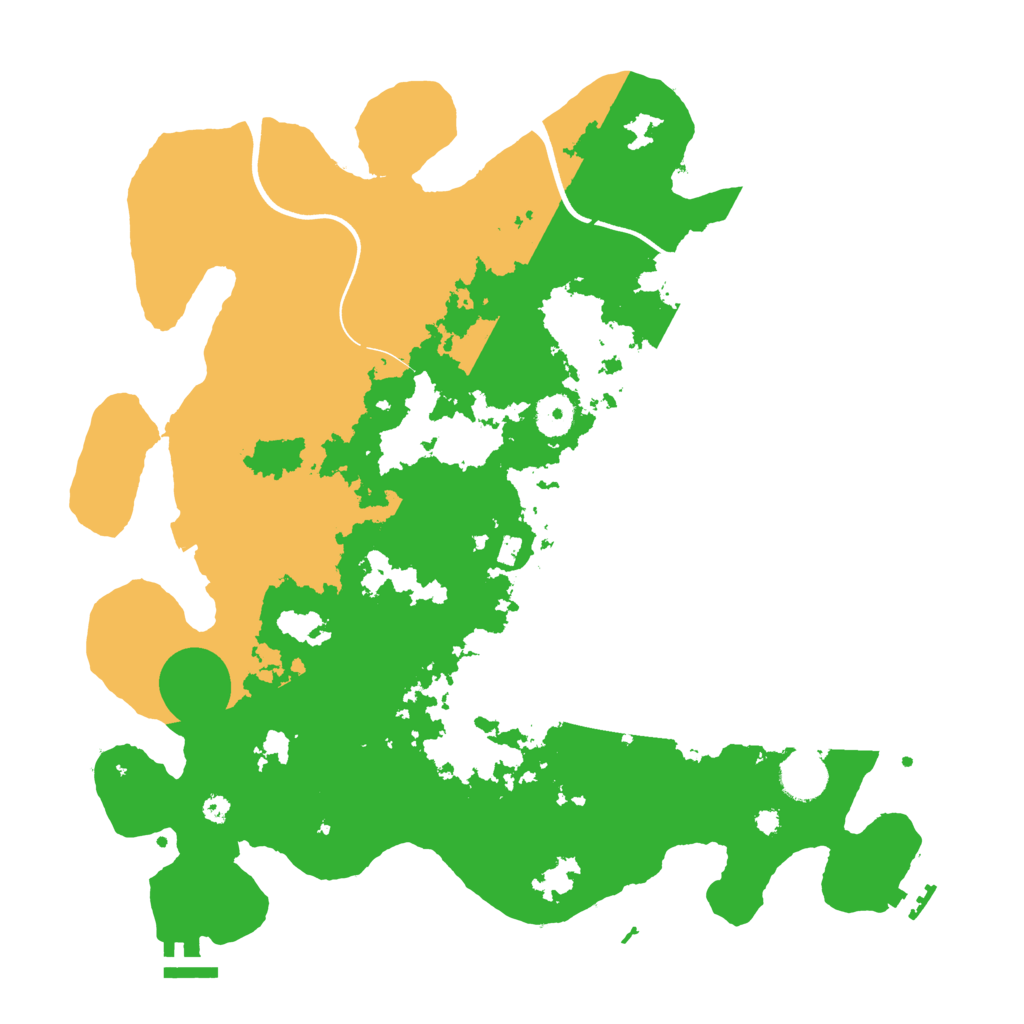 Biome Rust Map: Procedural Map, Size: 3800, Seed: 63462698