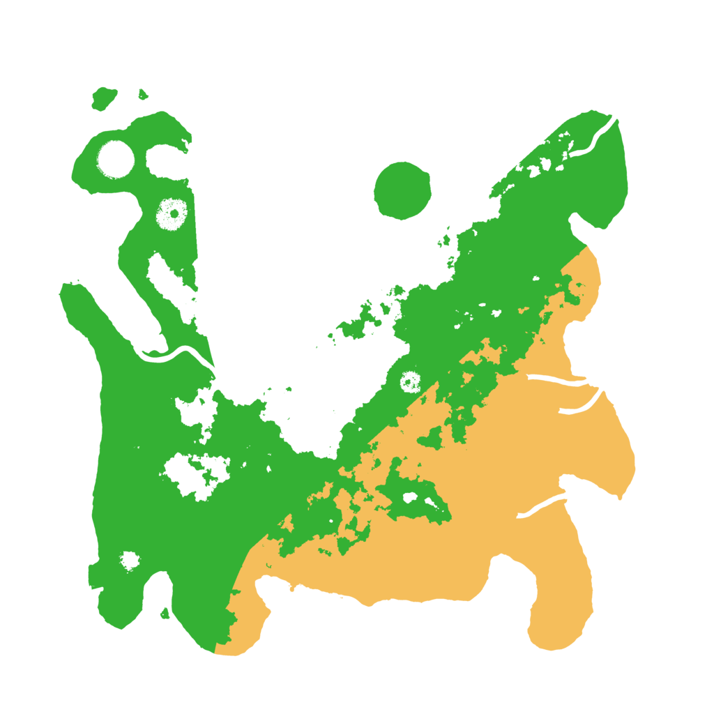 Biome Rust Map: Procedural Map, Size: 3400, Seed: 77574483