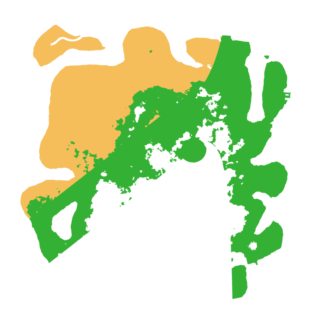Biome Rust Map: Procedural Map, Size: 3500, Seed: 656548