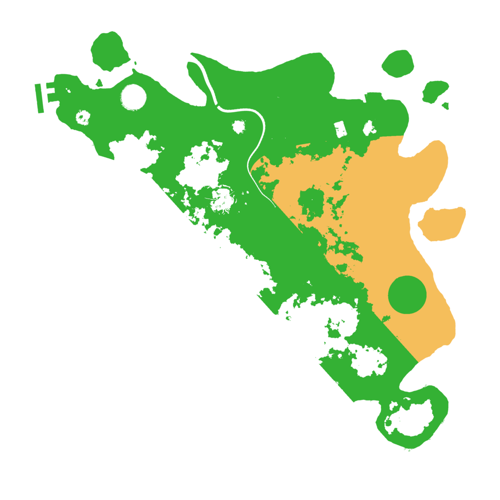 Biome Rust Map: Procedural Map, Size: 3450, Seed: 59445993