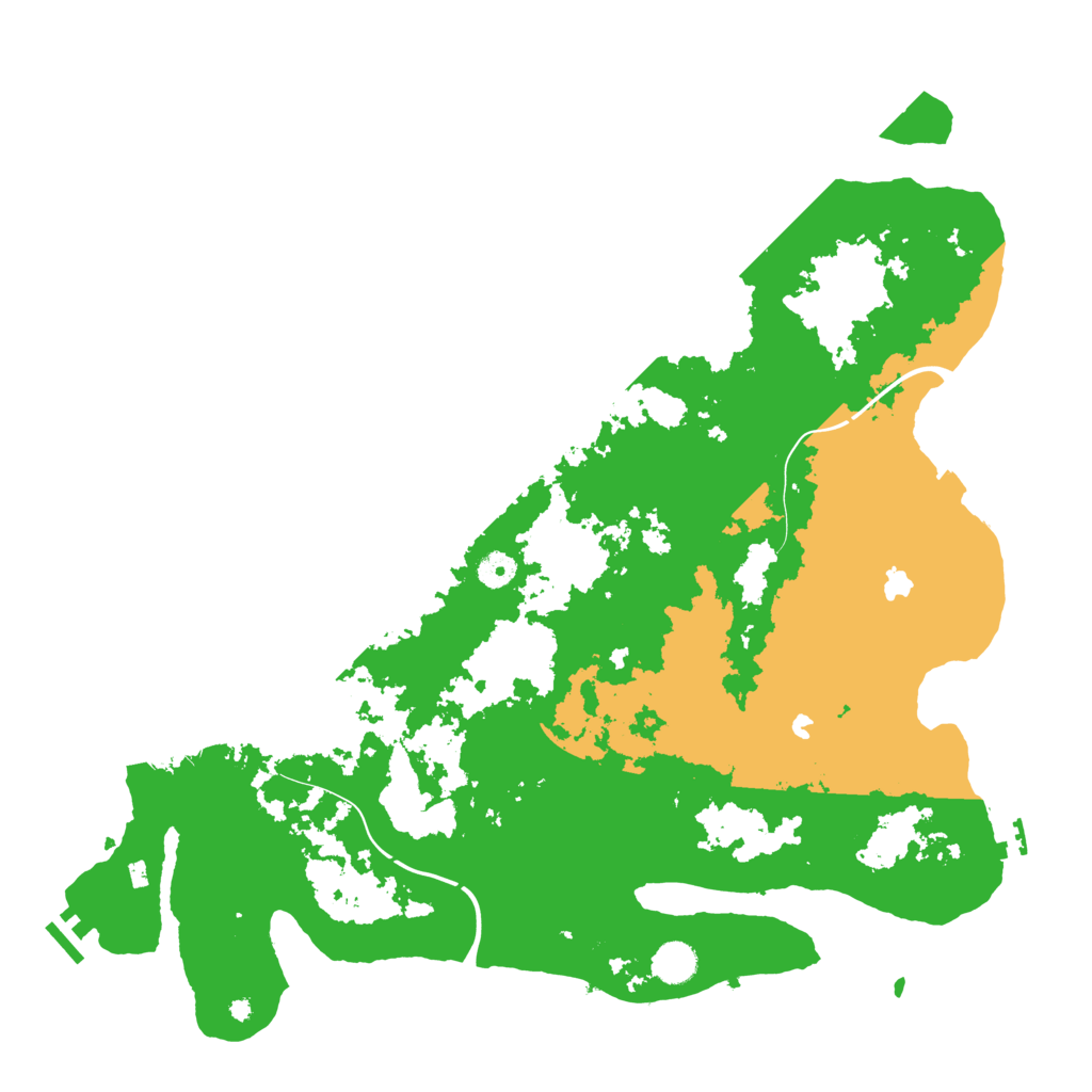 Biome Rust Map: Procedural Map, Size: 4500, Seed: 133542252