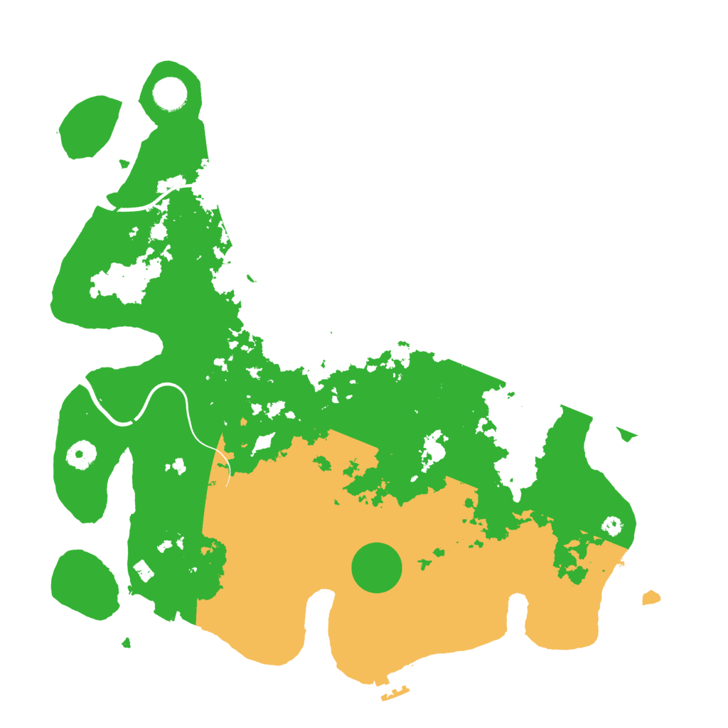 Biome Rust Map: Procedural Map, Size: 3800, Seed: 21564459