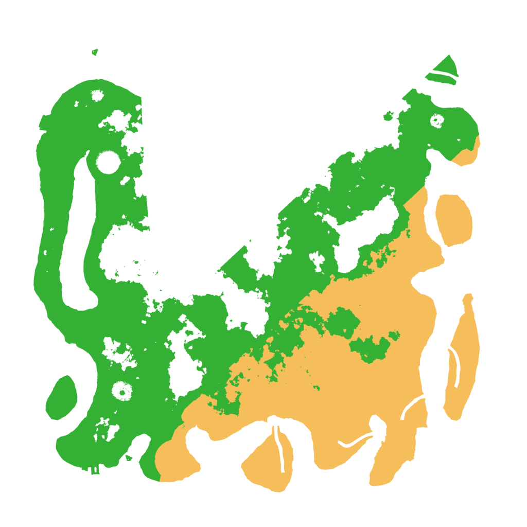 Biome Rust Map: Procedural Map, Size: 4000, Seed: 2096049247
