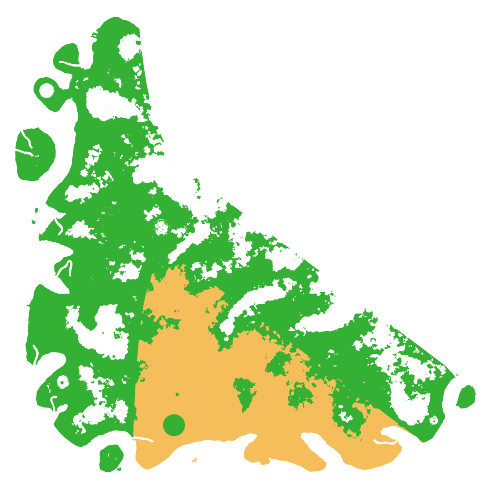 Biome Rust Map: Procedural Map, Size: 6000, Seed: 60226485