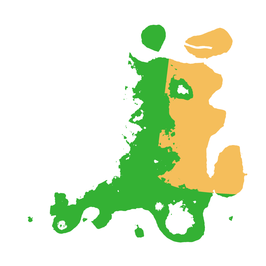 Biome Rust Map: Procedural Map, Size: 3000, Seed: 74984042