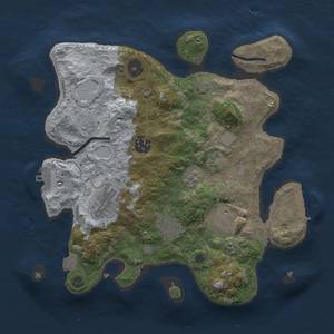 Thumbnail Rust Map: Procedural Map, Size: 3000, Seed: 74984042, 12 Monuments