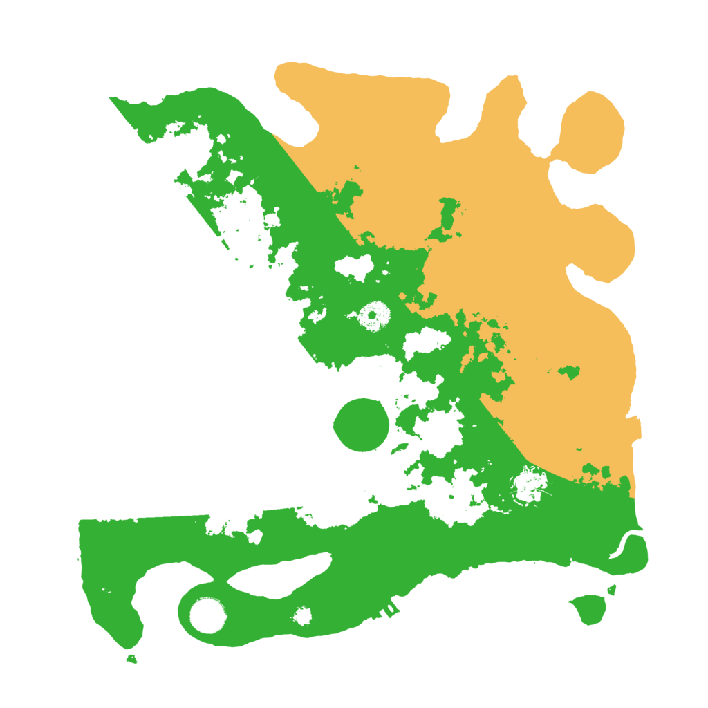 Biome Rust Map: Procedural Map, Size: 3500, Seed: 194287993