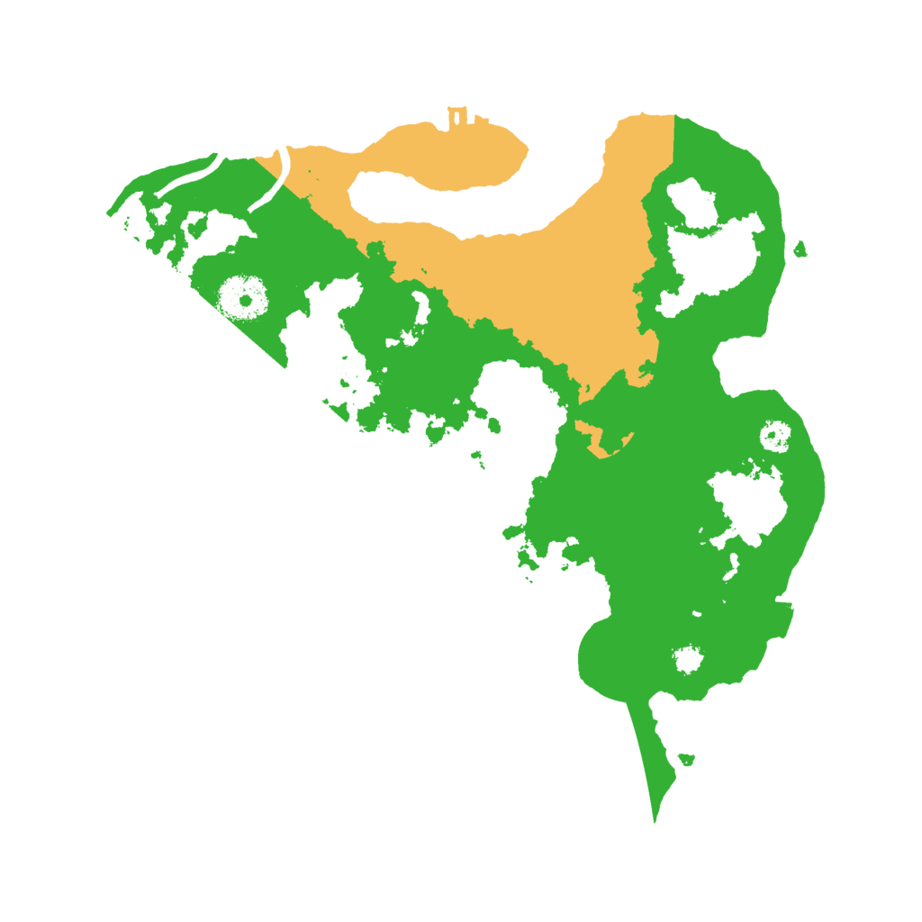Biome Rust Map: Procedural Map, Size: 3000, Seed: 13431888