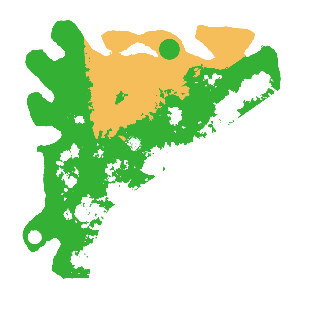 Biome Rust Map: Barren, Size: 4000, Seed: 1005984706