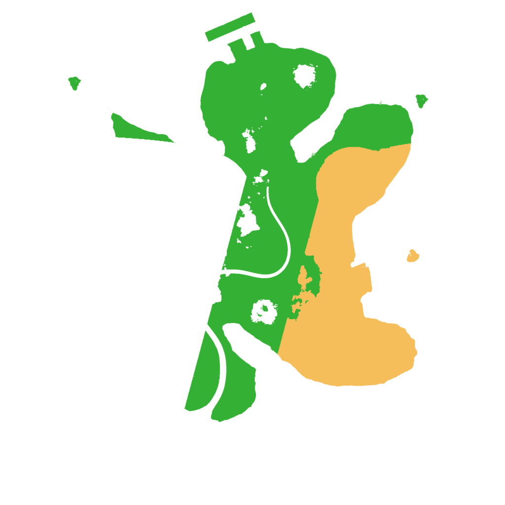 Biome Rust Map: Procedural Map, Size: 2000, Seed: 90081869