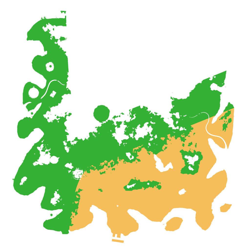 Biome Rust Map: Procedural Map, Size: 4250, Seed: 104439297