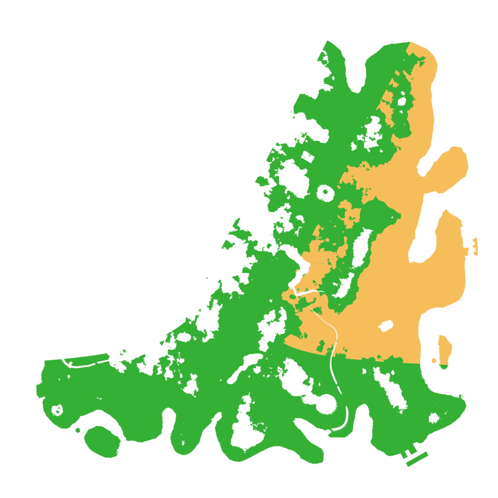 Biome Rust Map: Procedural Map, Size: 4300, Seed: 30961856