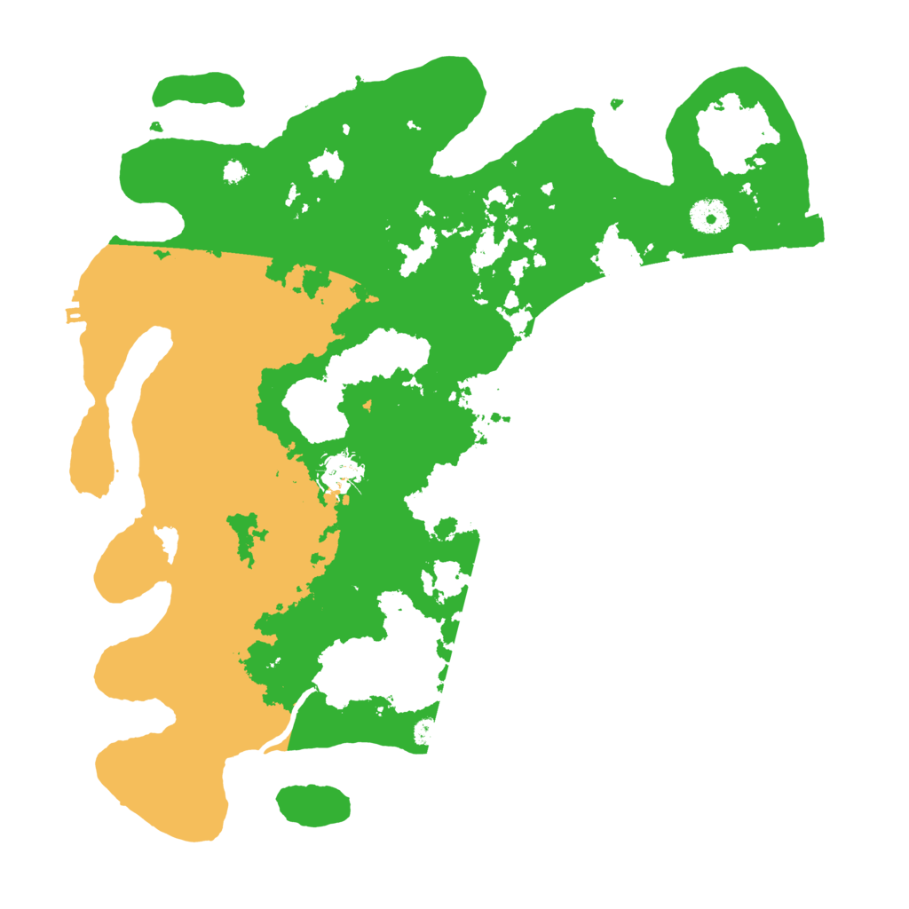 Biome Rust Map: Procedural Map, Size: 3700, Seed: 1144876