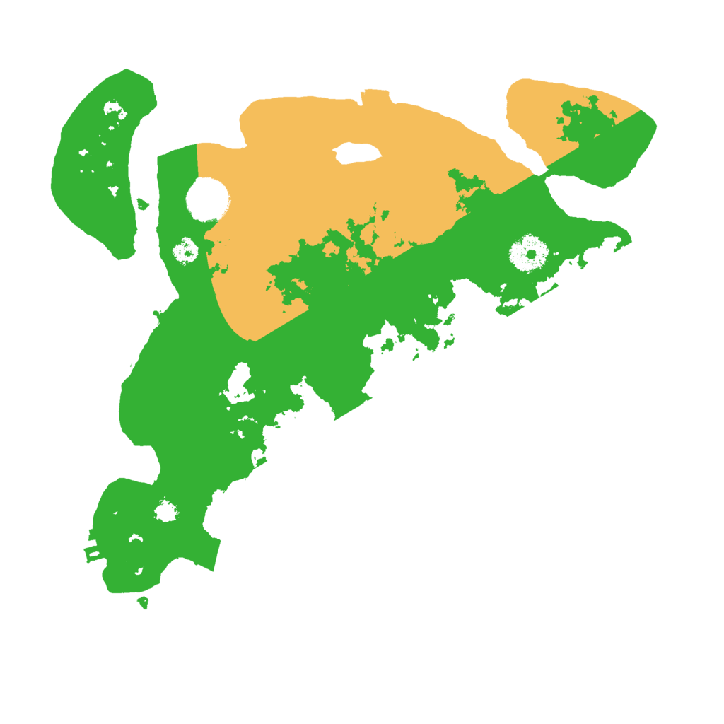 Biome Rust Map: Procedural Map, Size: 3000, Seed: 9805