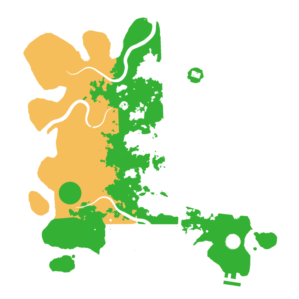 Biome Rust Map: Procedural Map, Size: 3500, Seed: 600903948
