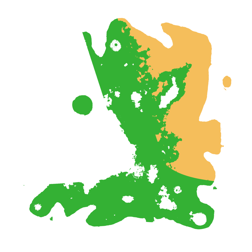 Biome Rust Map: Procedural Map, Size: 3500, Seed: 112111111