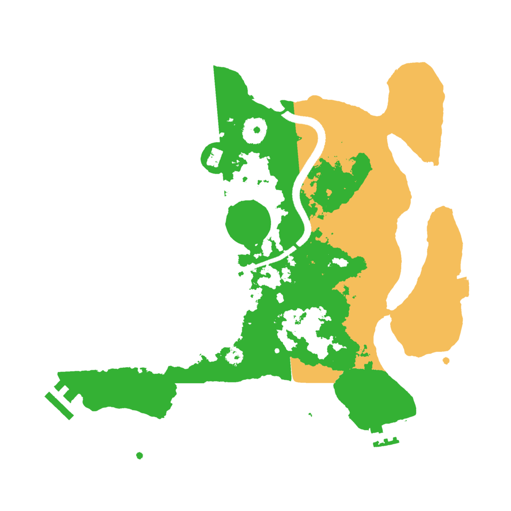 Biome Rust Map: Procedural Map, Size: 3000, Seed: 650156983